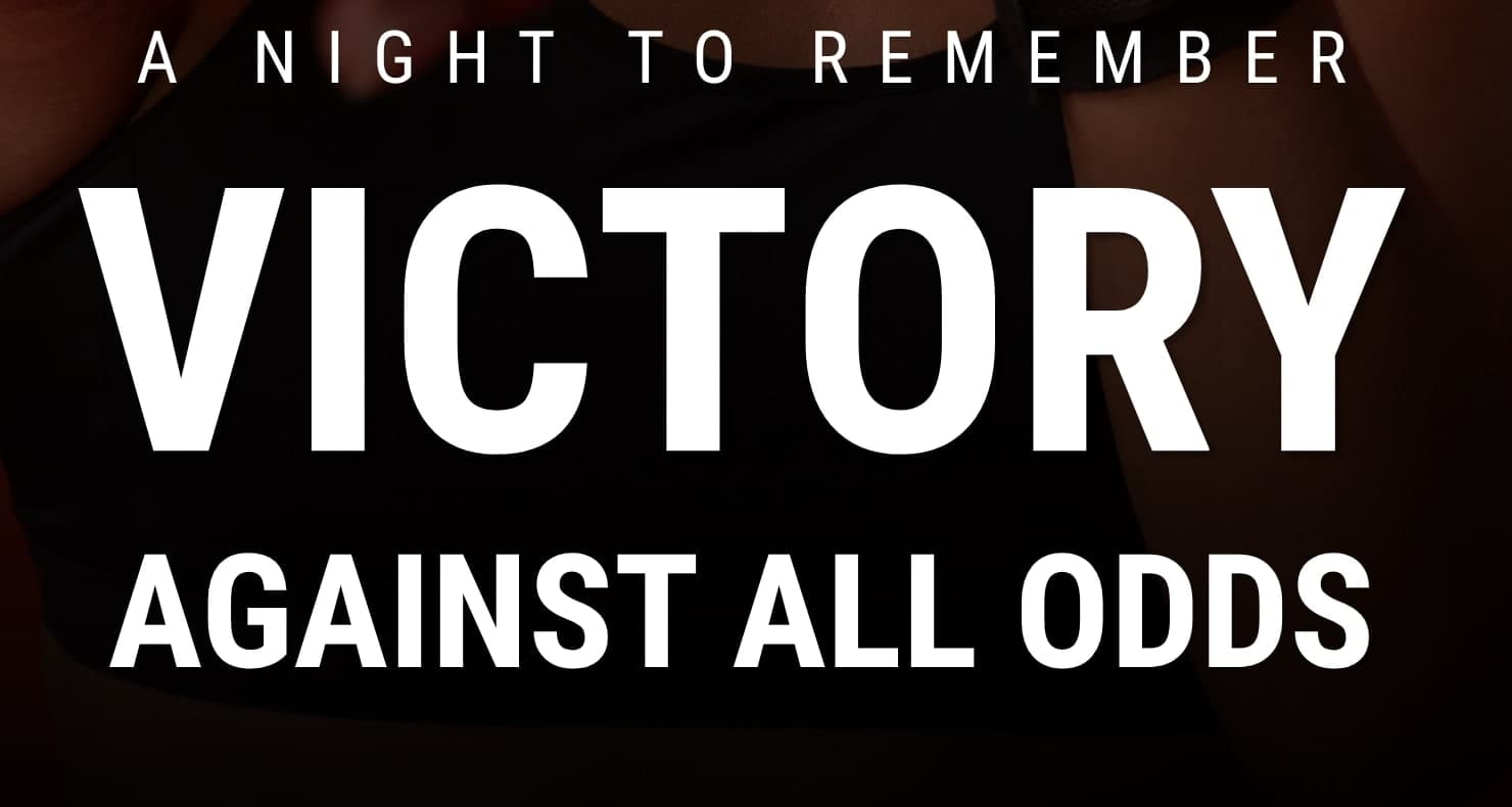Detail of the Frontiers cover headline set over the darkened part of the photograph