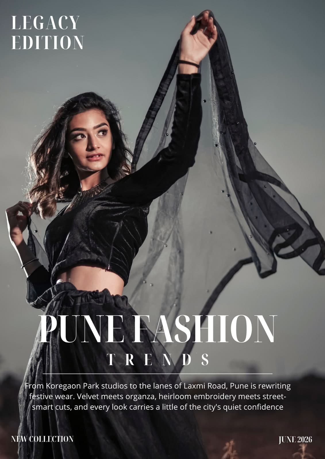 Cover of Pune Fashion Trends, Legacy Edition, June 2026, designed by DigiMagz